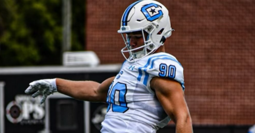 James Platte takes FCS Punter of the Year form to Raiders rookie minicamp after record setting Citadel career James Platte Las Vegas Raiders